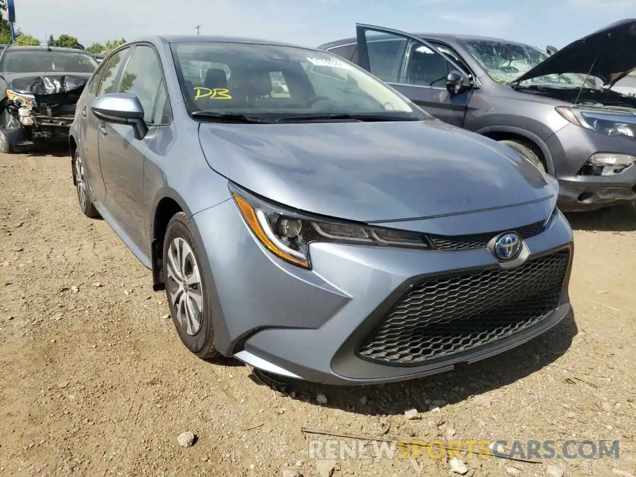 1 Photograph of a damaged car JTDEAMDE2N3005187 TOYOTA COROLLA 2022