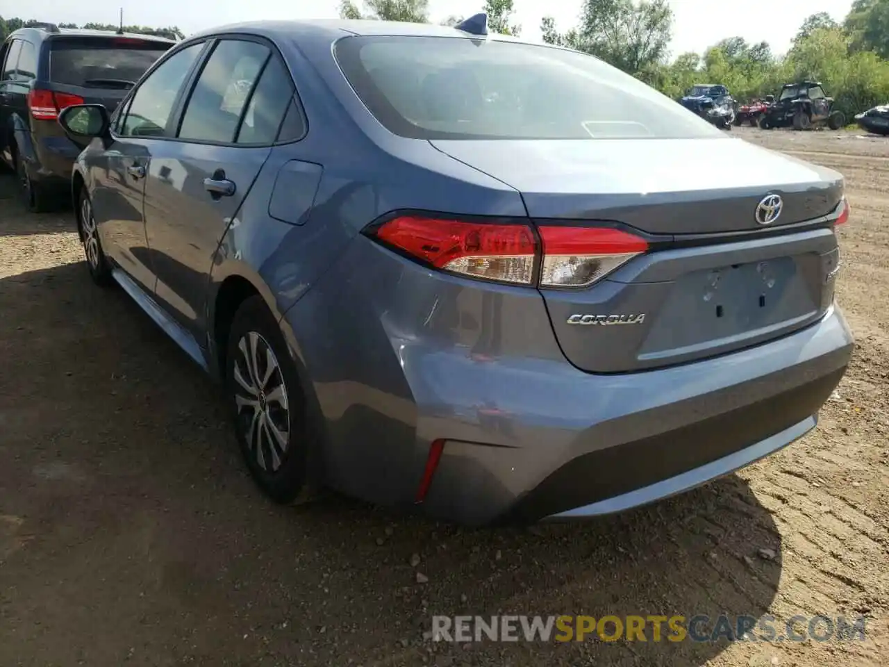 3 Photograph of a damaged car JTDEAMDE2N3005187 TOYOTA COROLLA 2022