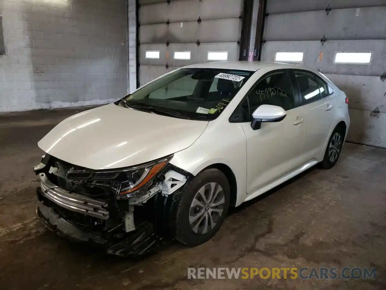 2 Photograph of a damaged car JTDEAMDE2N3006470 TOYOTA COROLLA 2022