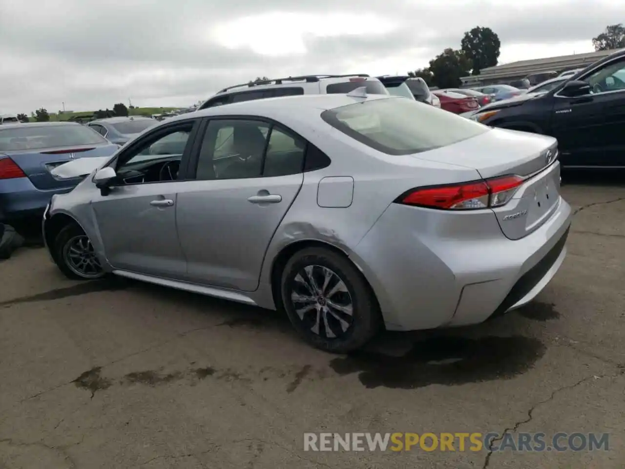 2 Photograph of a damaged car JTDEAMDE2N3008011 TOYOTA COROLLA 2022