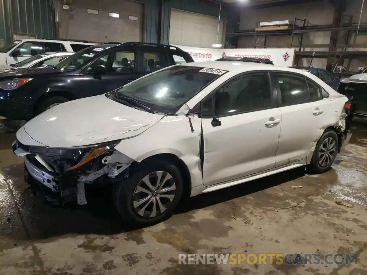 1 Photograph of a damaged car JTDEAMDE2N3009501 TOYOTA COROLLA 2022