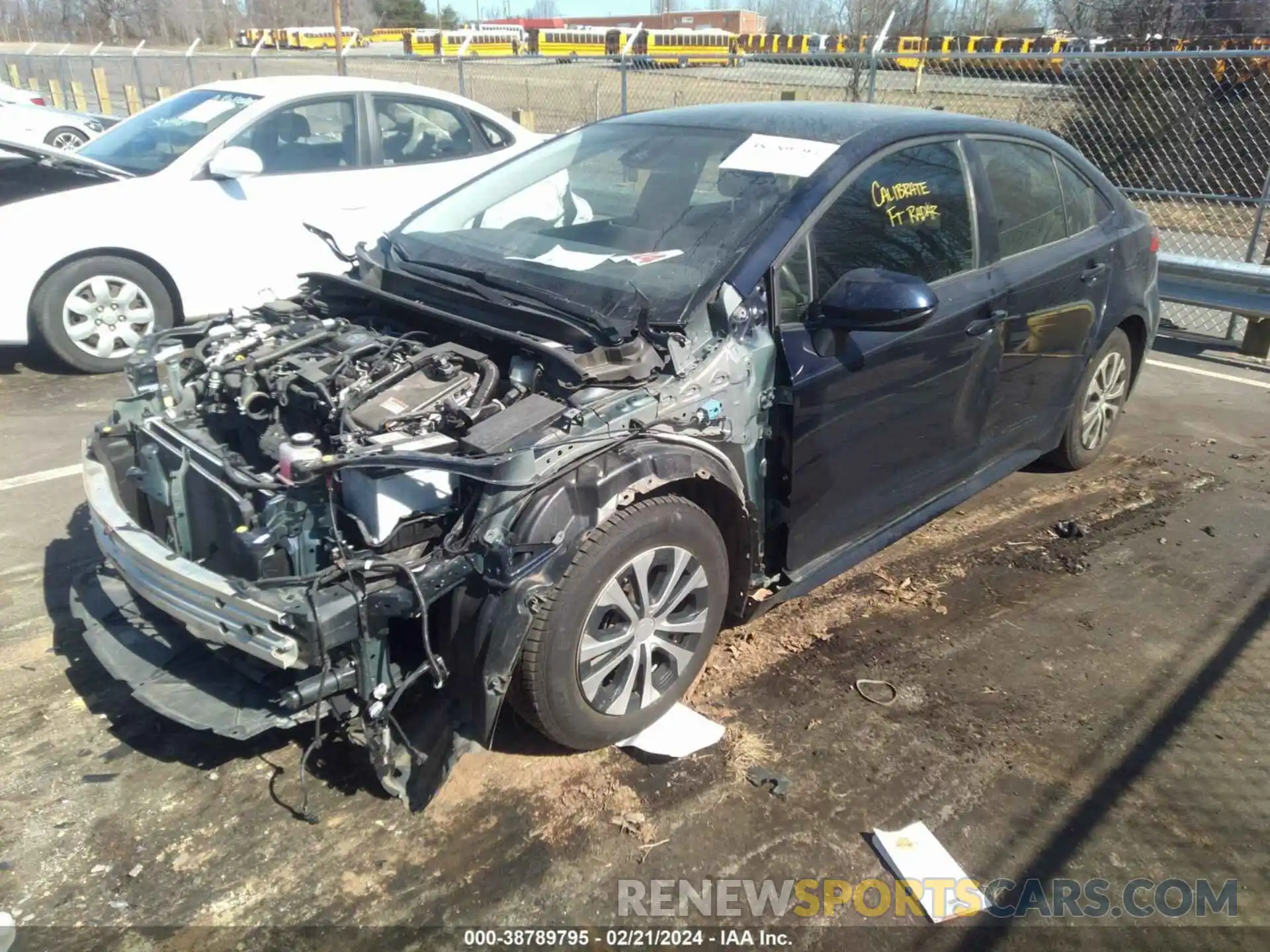 2 Photograph of a damaged car JTDEAMDE2NJ037889 TOYOTA COROLLA 2022