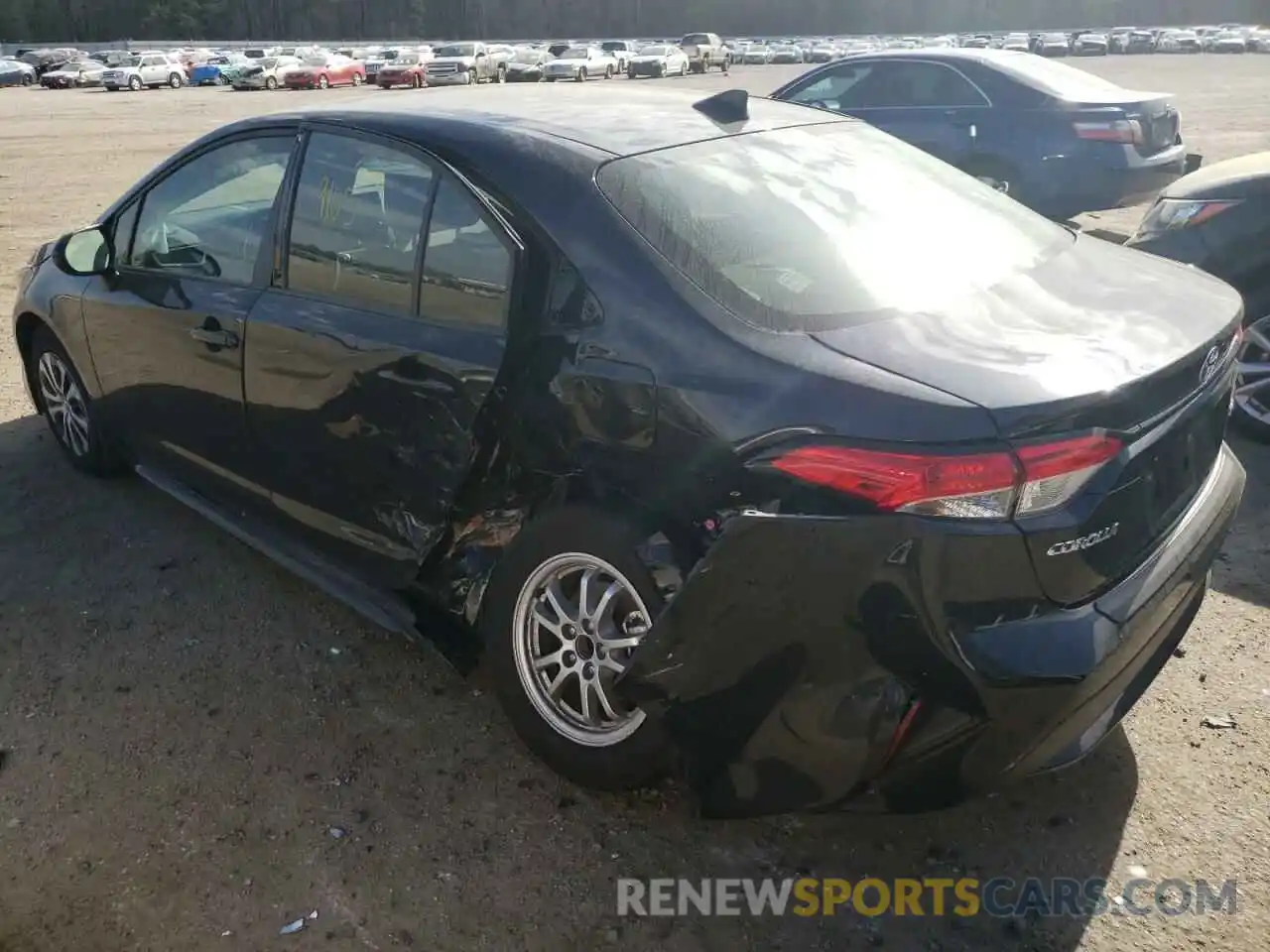 9 Photograph of a damaged car JTDEAMDE2NJ041053 TOYOTA COROLLA 2022