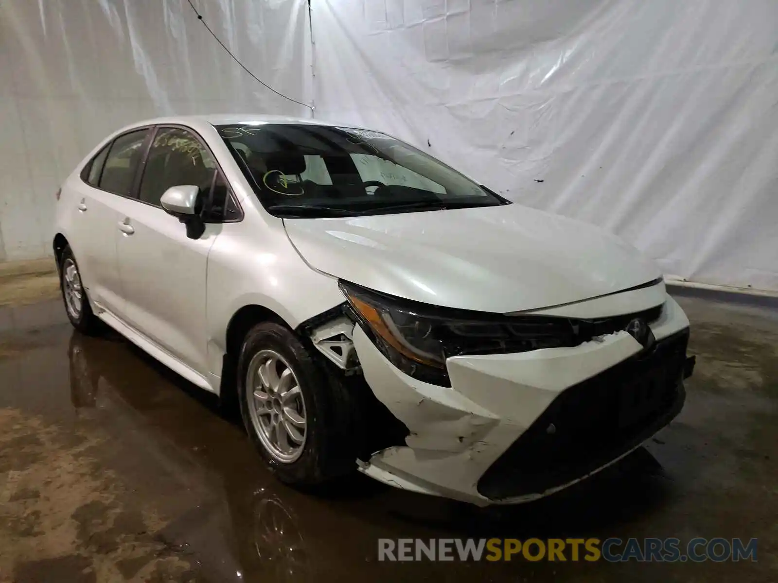 1 Photograph of a damaged car JTDEAMDE2NJ042073 TOYOTA COROLLA 2022