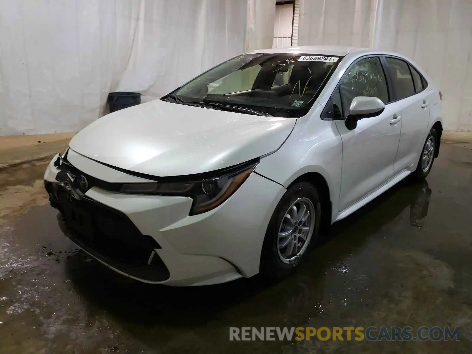 2 Photograph of a damaged car JTDEAMDE2NJ042073 TOYOTA COROLLA 2022