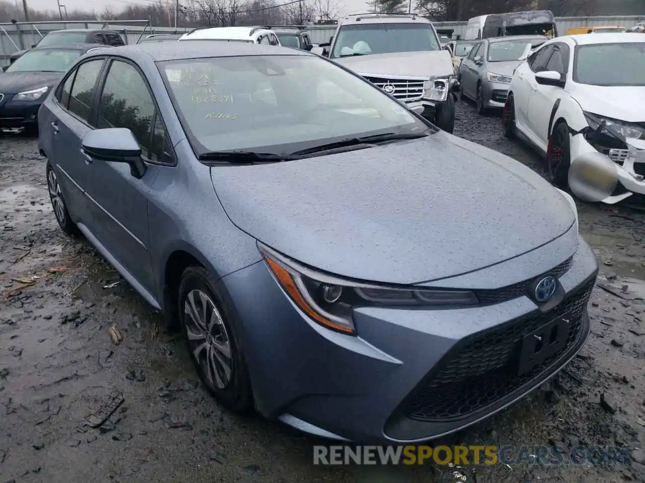 1 Photograph of a damaged car JTDEAMDE2NJ042512 TOYOTA COROLLA 2022