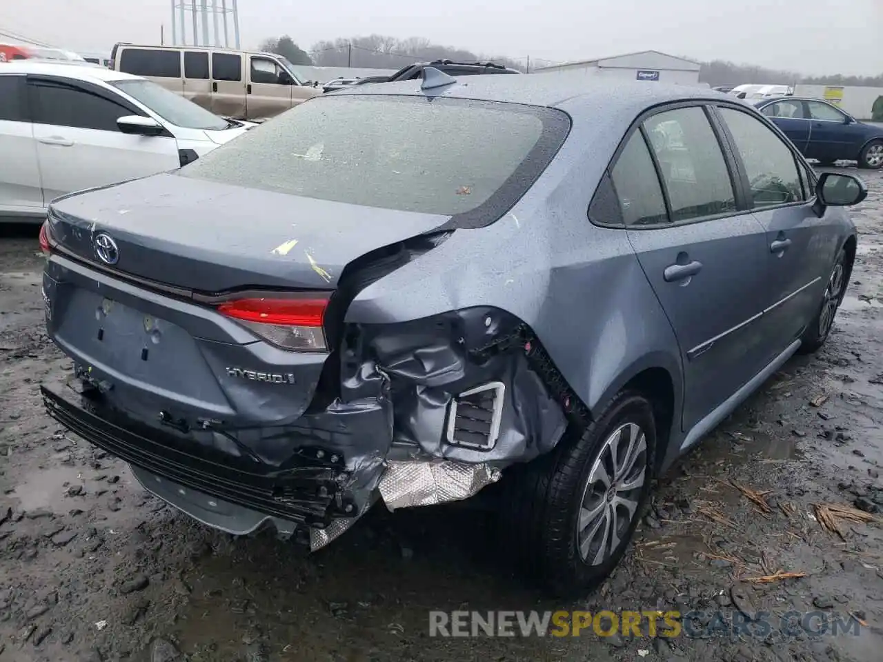 4 Photograph of a damaged car JTDEAMDE2NJ042512 TOYOTA COROLLA 2022