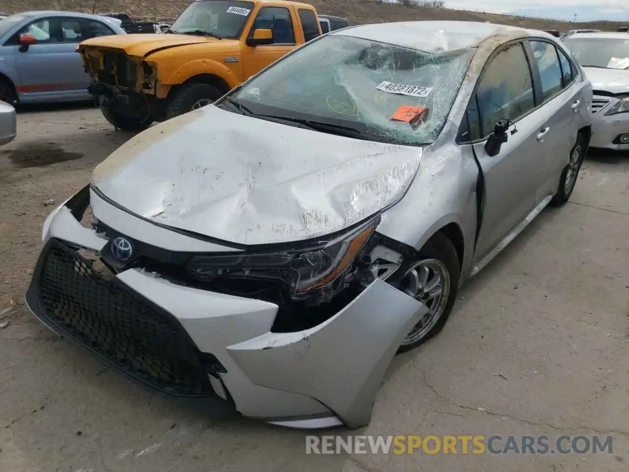 2 Photograph of a damaged car JTDEAMDE2NJ044082 TOYOTA COROLLA 2022