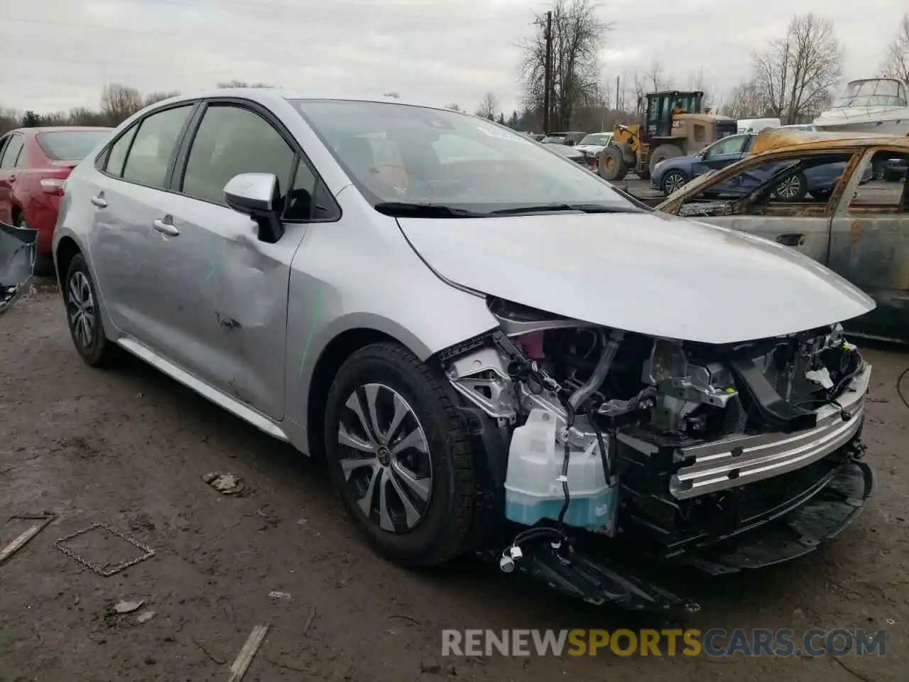 1 Photograph of a damaged car JTDEAMDE2NJ046155 TOYOTA COROLLA 2022