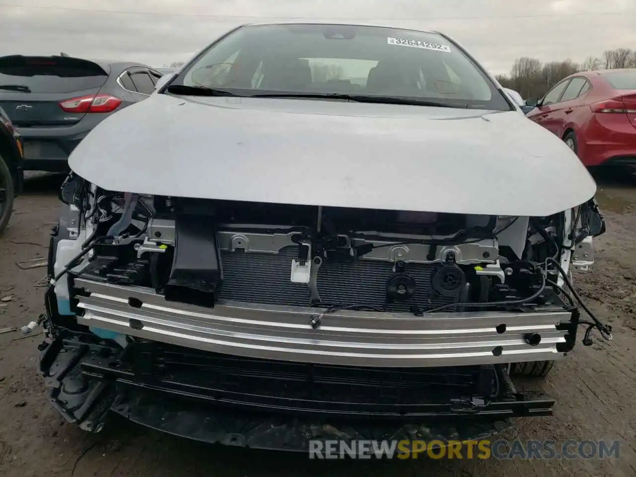 9 Photograph of a damaged car JTDEAMDE2NJ046155 TOYOTA COROLLA 2022