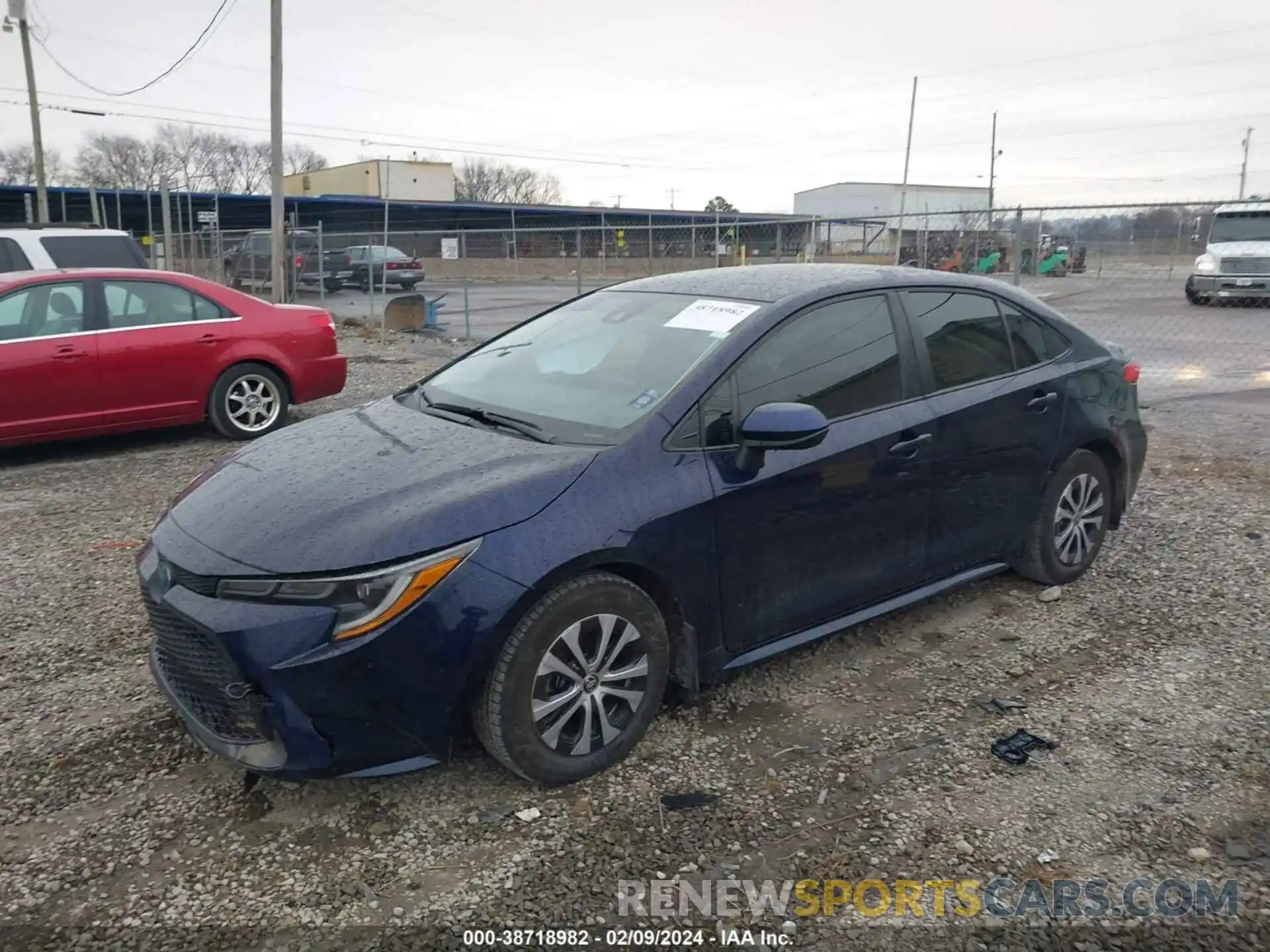 2 Photograph of a damaged car JTDEAMDE2NJ050402 TOYOTA COROLLA 2022