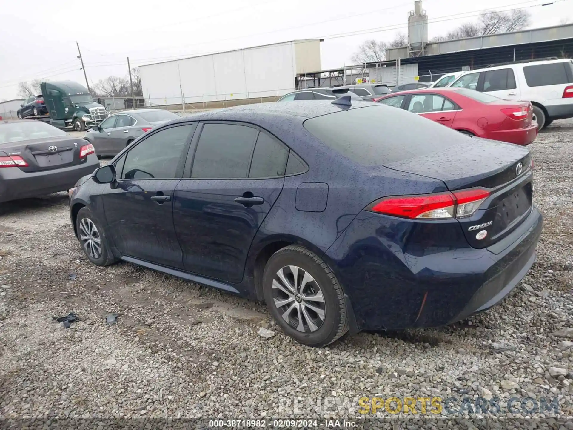 3 Photograph of a damaged car JTDEAMDE2NJ050402 TOYOTA COROLLA 2022