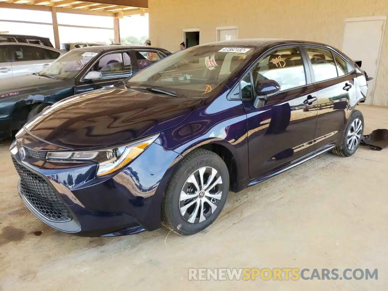 2 Photograph of a damaged car JTDEAMDE2NJ052523 TOYOTA COROLLA 2022