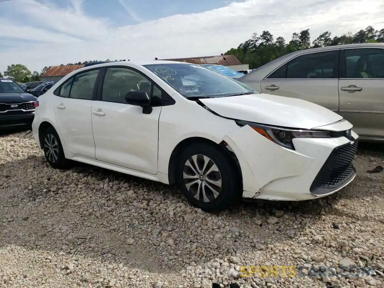 4 Photograph of a damaged car JTDEAMDE2NJ052781 TOYOTA COROLLA 2022