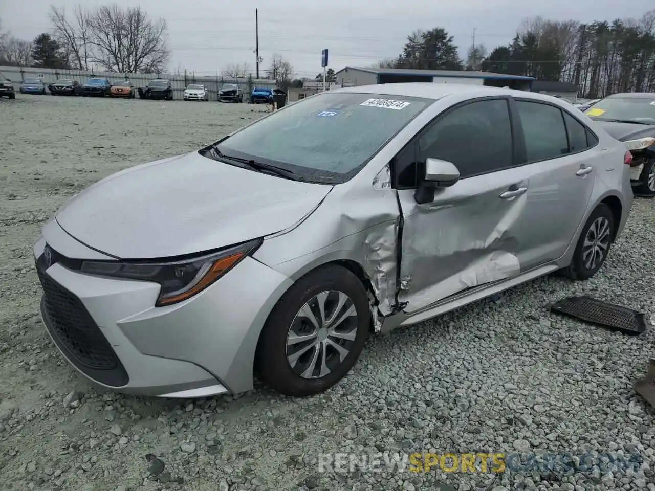 1 Photograph of a damaged car JTDEAMDE2NJ056104 TOYOTA COROLLA 2022