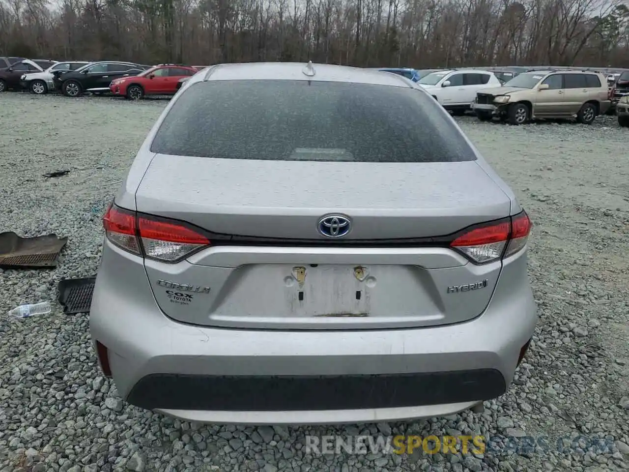 6 Photograph of a damaged car JTDEAMDE2NJ056104 TOYOTA COROLLA 2022