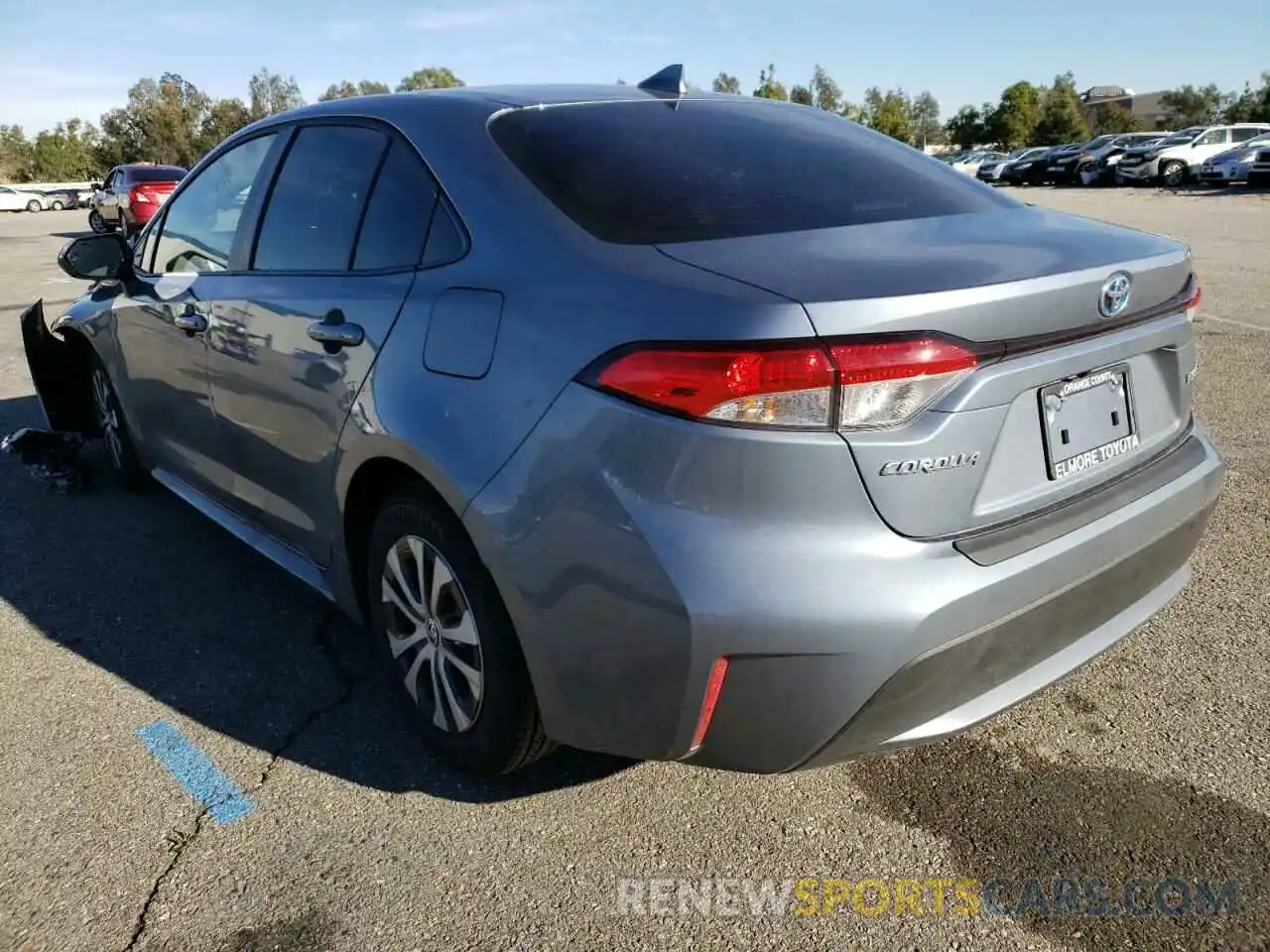 3 Photograph of a damaged car JTDEAMDE3N3000743 TOYOTA COROLLA 2022