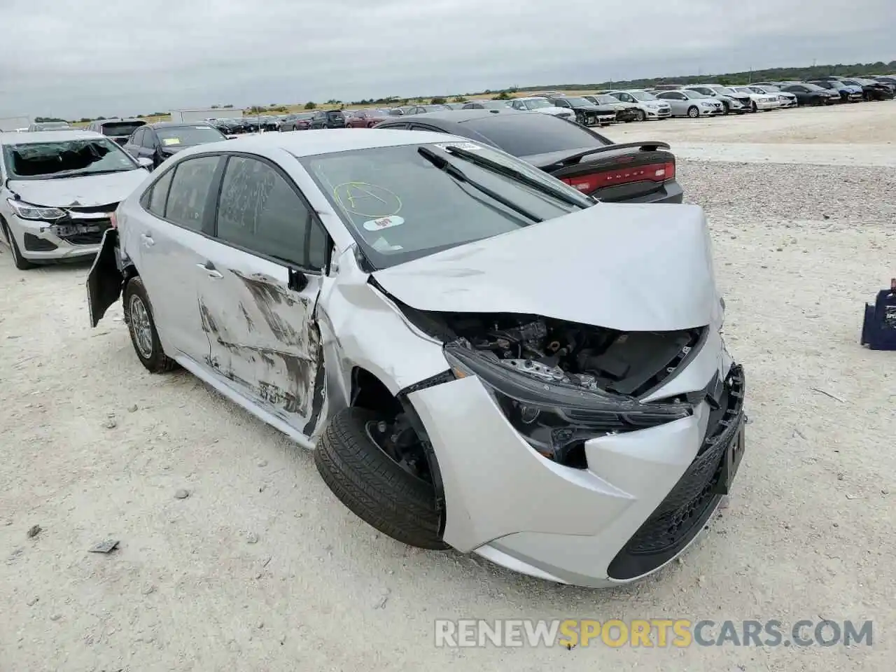 1 Photograph of a damaged car JTDEAMDE3N3004209 TOYOTA COROLLA 2022