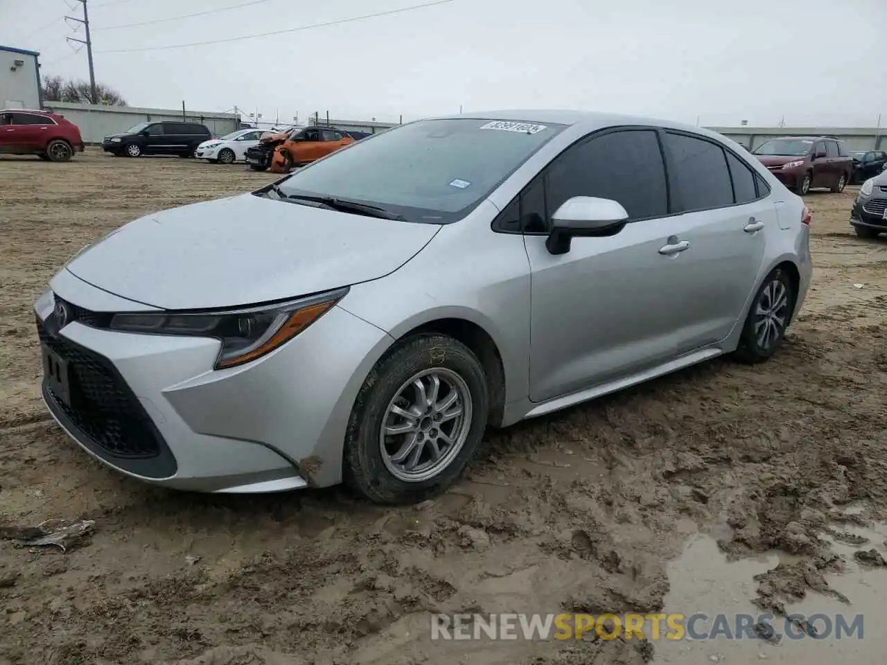 1 Photograph of a damaged car JTDEAMDE3N3009443 TOYOTA COROLLA 2022