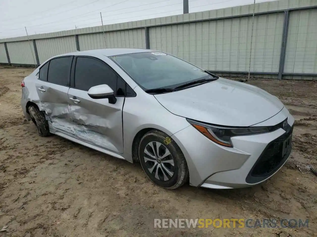 4 Photograph of a damaged car JTDEAMDE3N3009443 TOYOTA COROLLA 2022