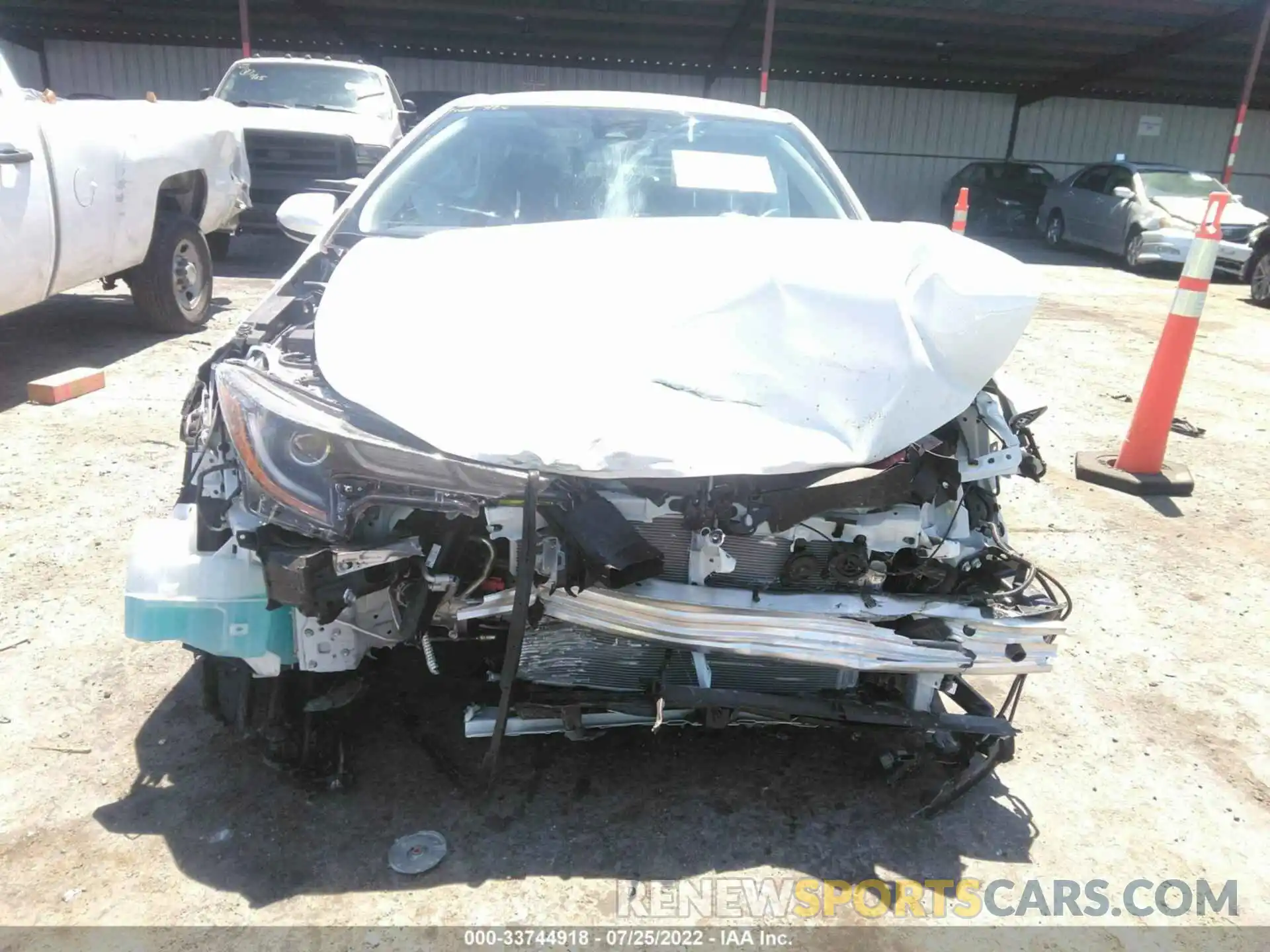 6 Photograph of a damaged car JTDEAMDE3N3010804 TOYOTA COROLLA 2022