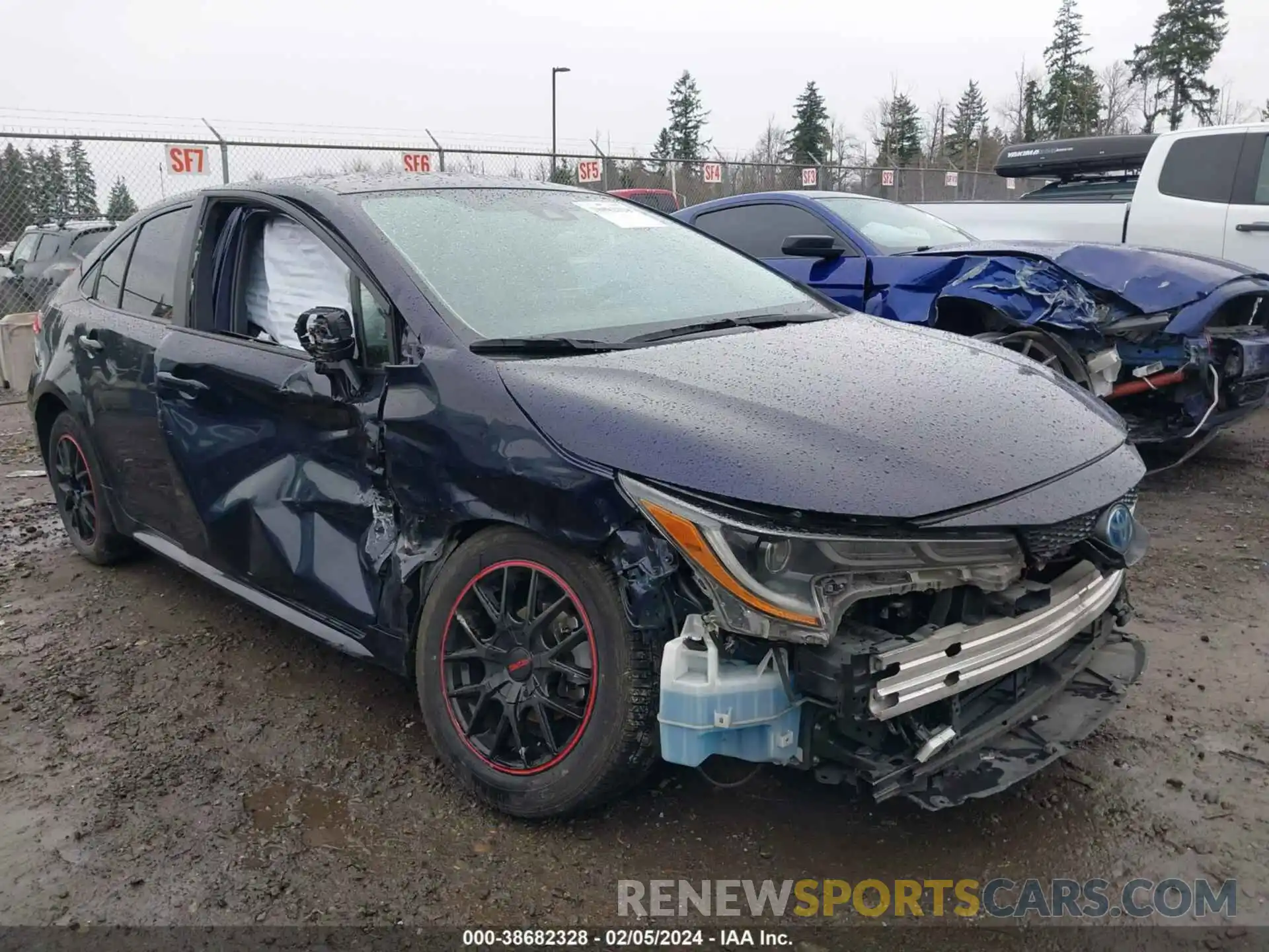 6 Photograph of a damaged car JTDEAMDE3NJ036718 TOYOTA COROLLA 2022