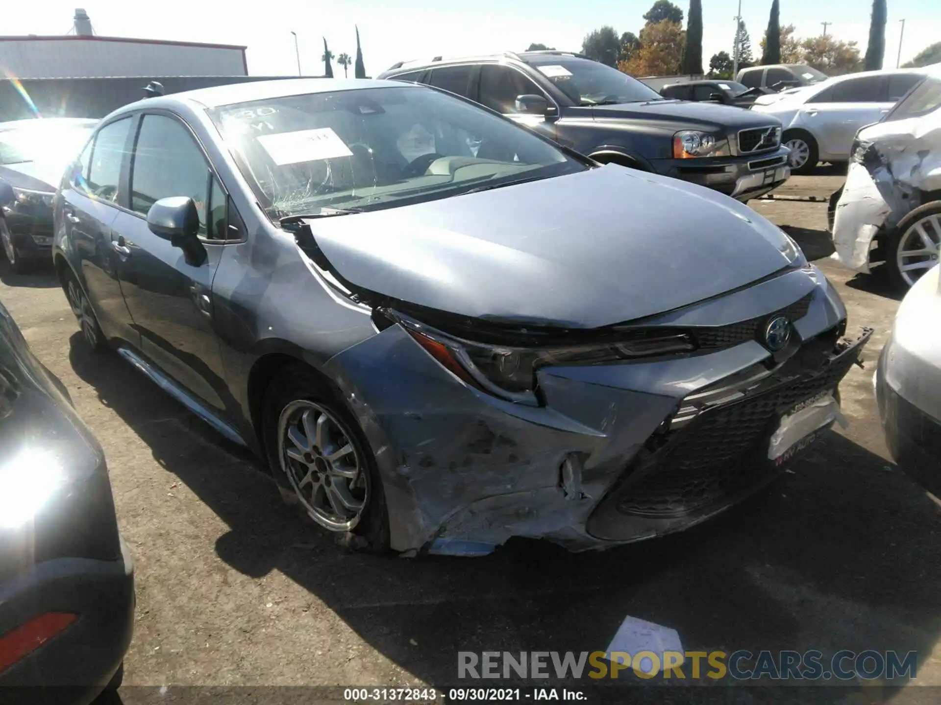 1 Photograph of a damaged car JTDEAMDE3NJ036928 TOYOTA COROLLA 2022