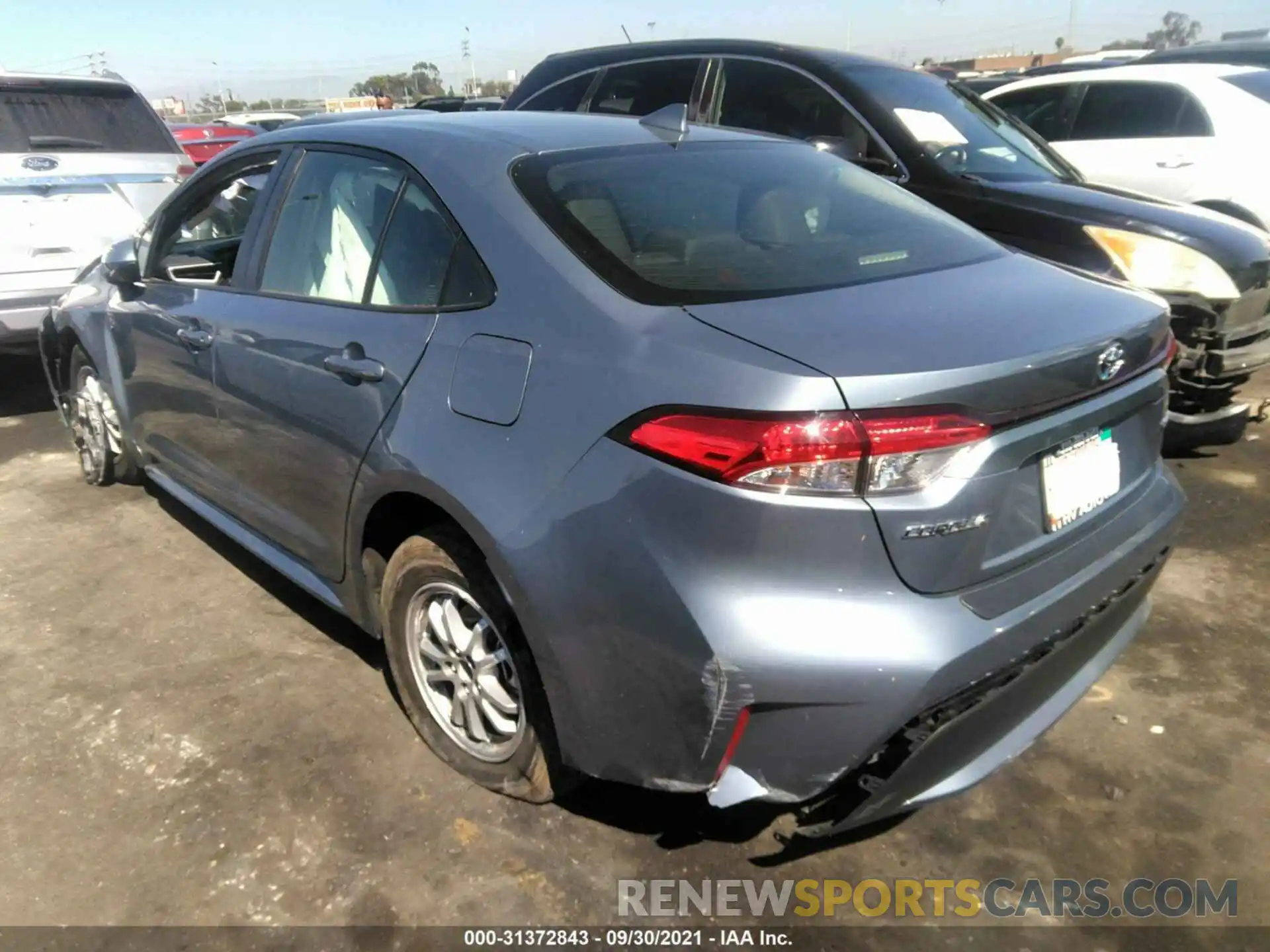 3 Photograph of a damaged car JTDEAMDE3NJ036928 TOYOTA COROLLA 2022