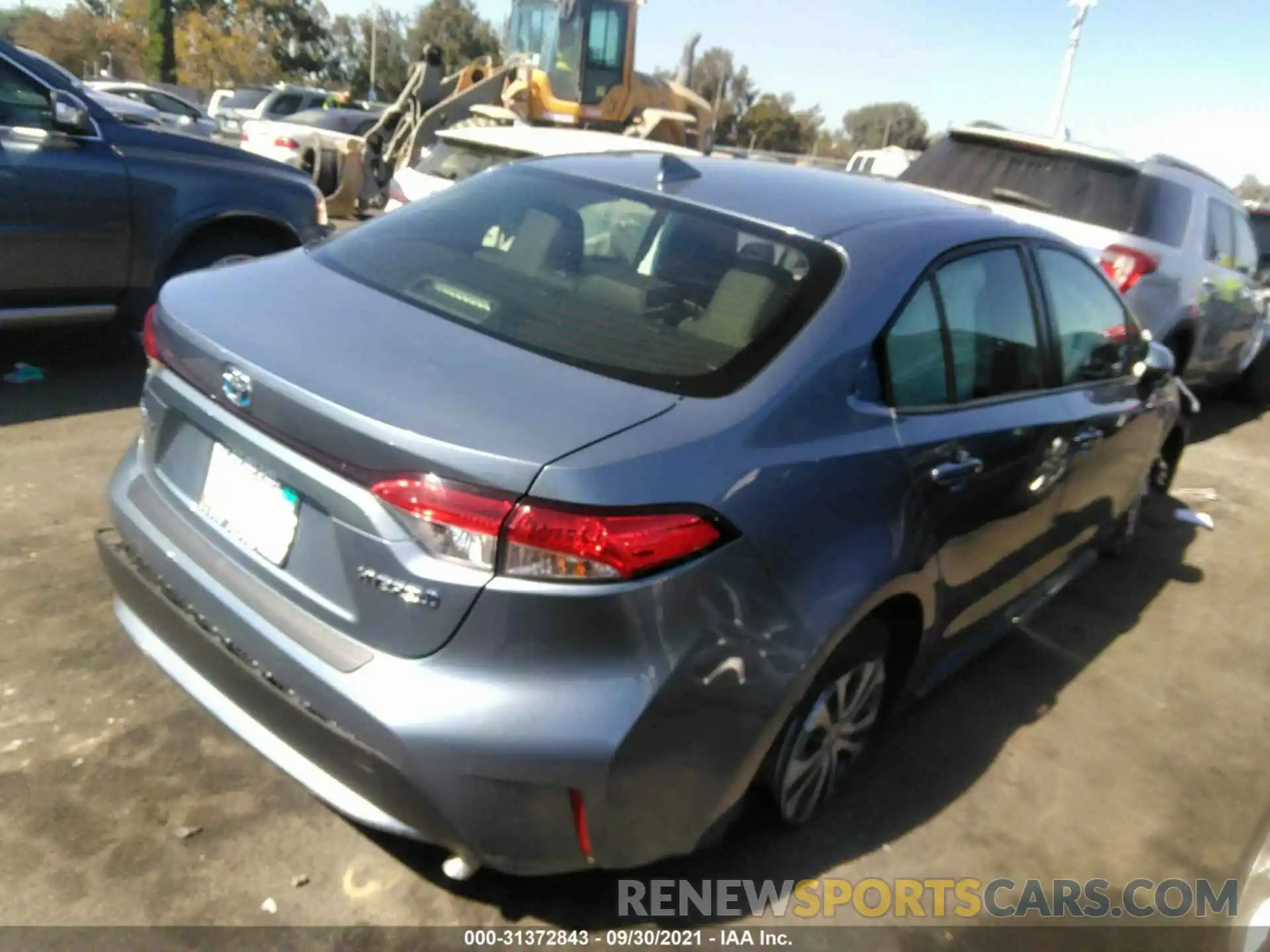 4 Photograph of a damaged car JTDEAMDE3NJ036928 TOYOTA COROLLA 2022