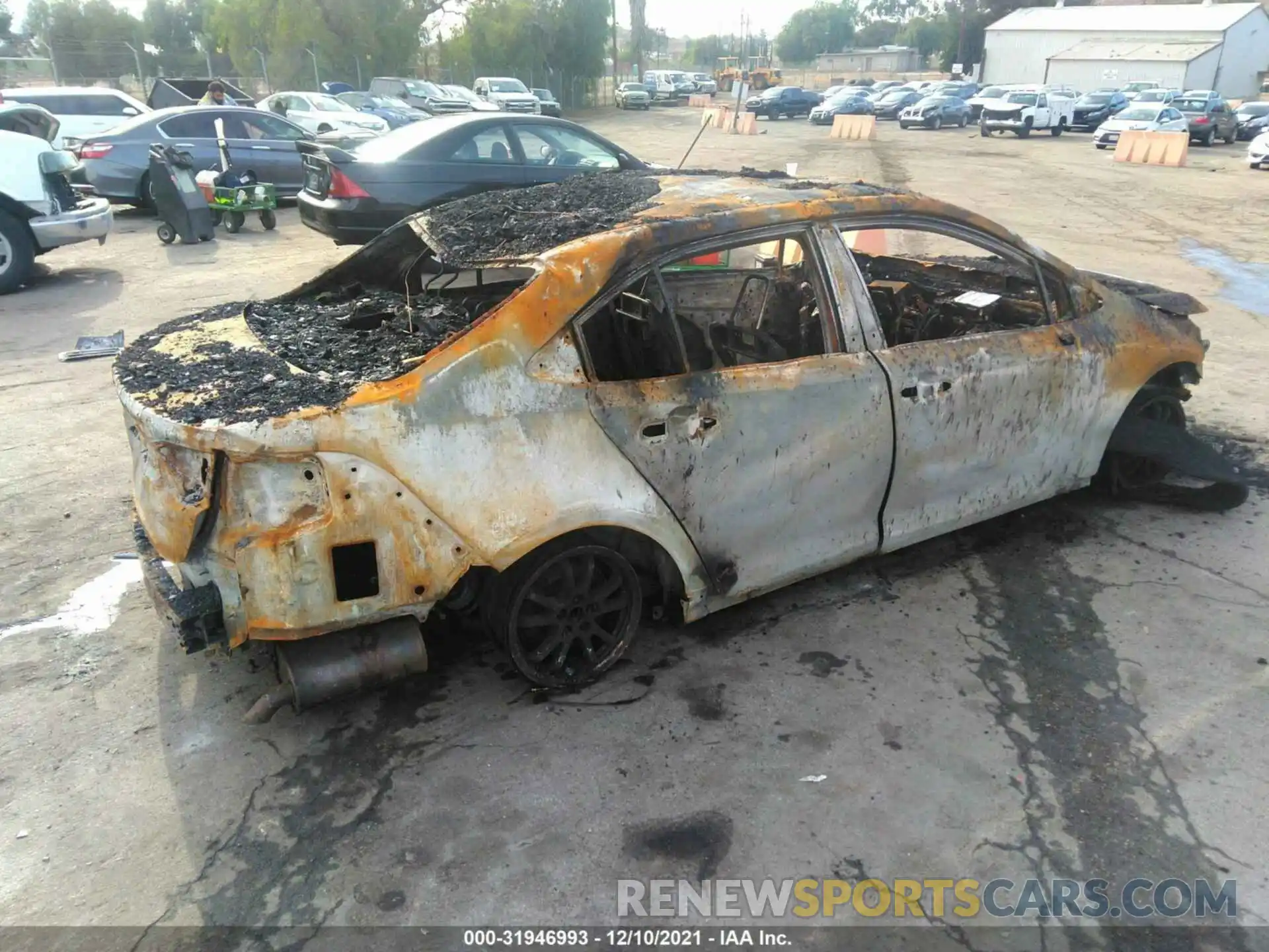 4 Photograph of a damaged car JTDEAMDE3NJ037111 TOYOTA COROLLA 2022