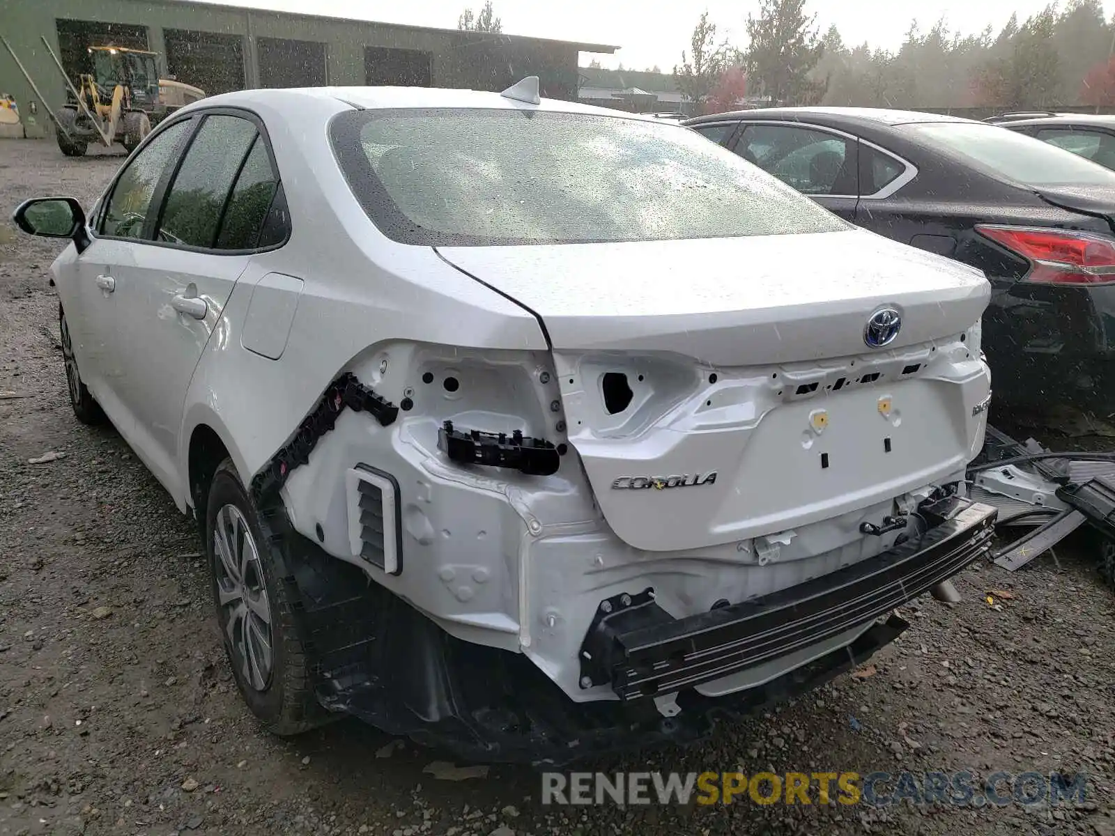 3 Photograph of a damaged car JTDEAMDE3NJ037173 TOYOTA COROLLA 2022