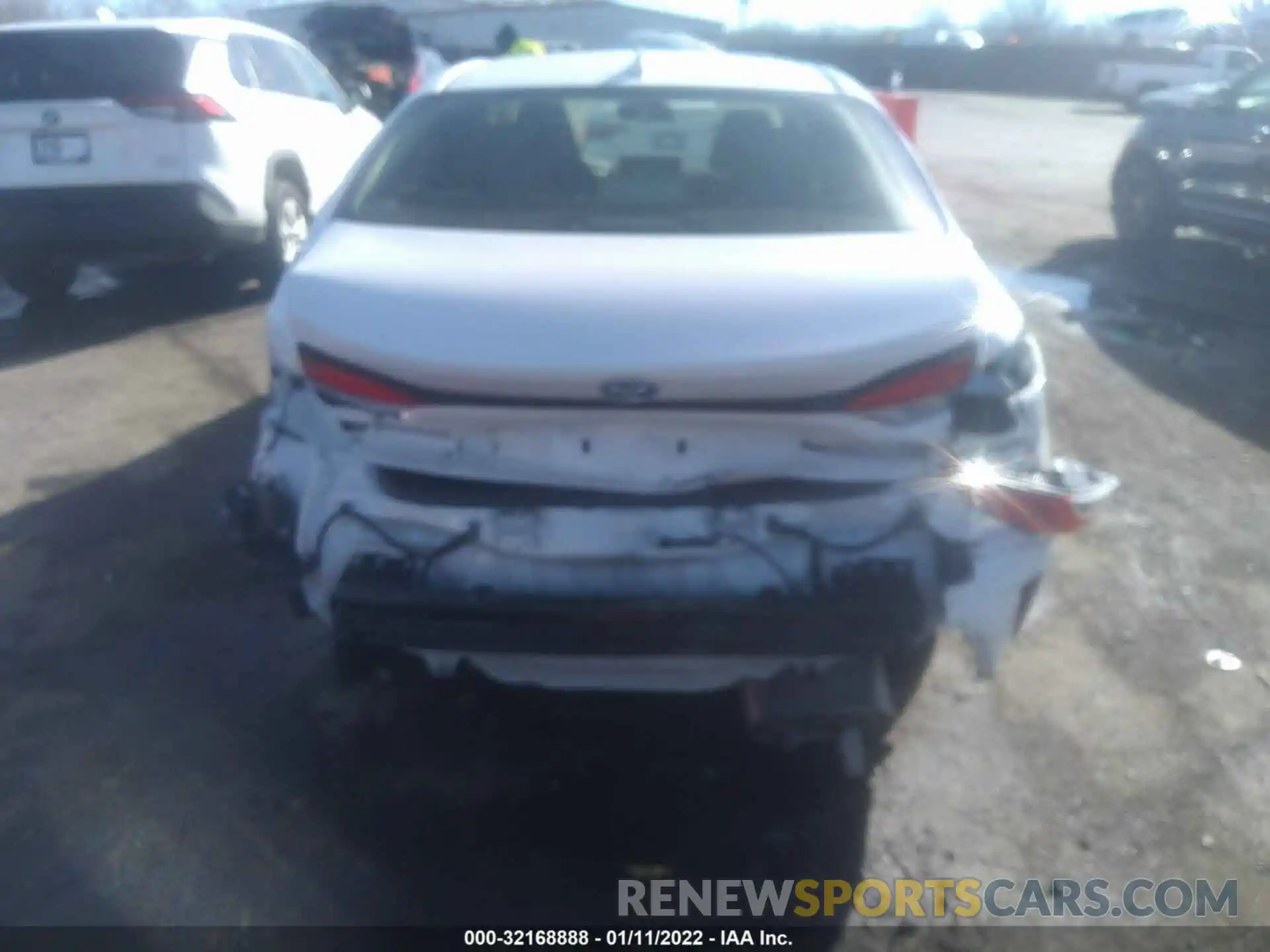 6 Photograph of a damaged car JTDEAMDE3NJ037755 TOYOTA COROLLA 2022