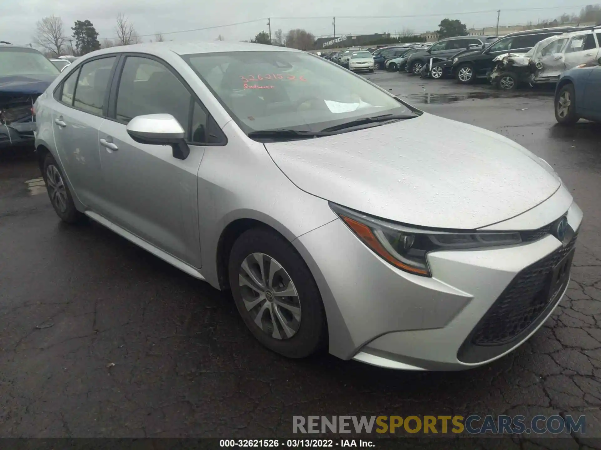 1 Photograph of a damaged car JTDEAMDE3NJ039764 TOYOTA COROLLA 2022