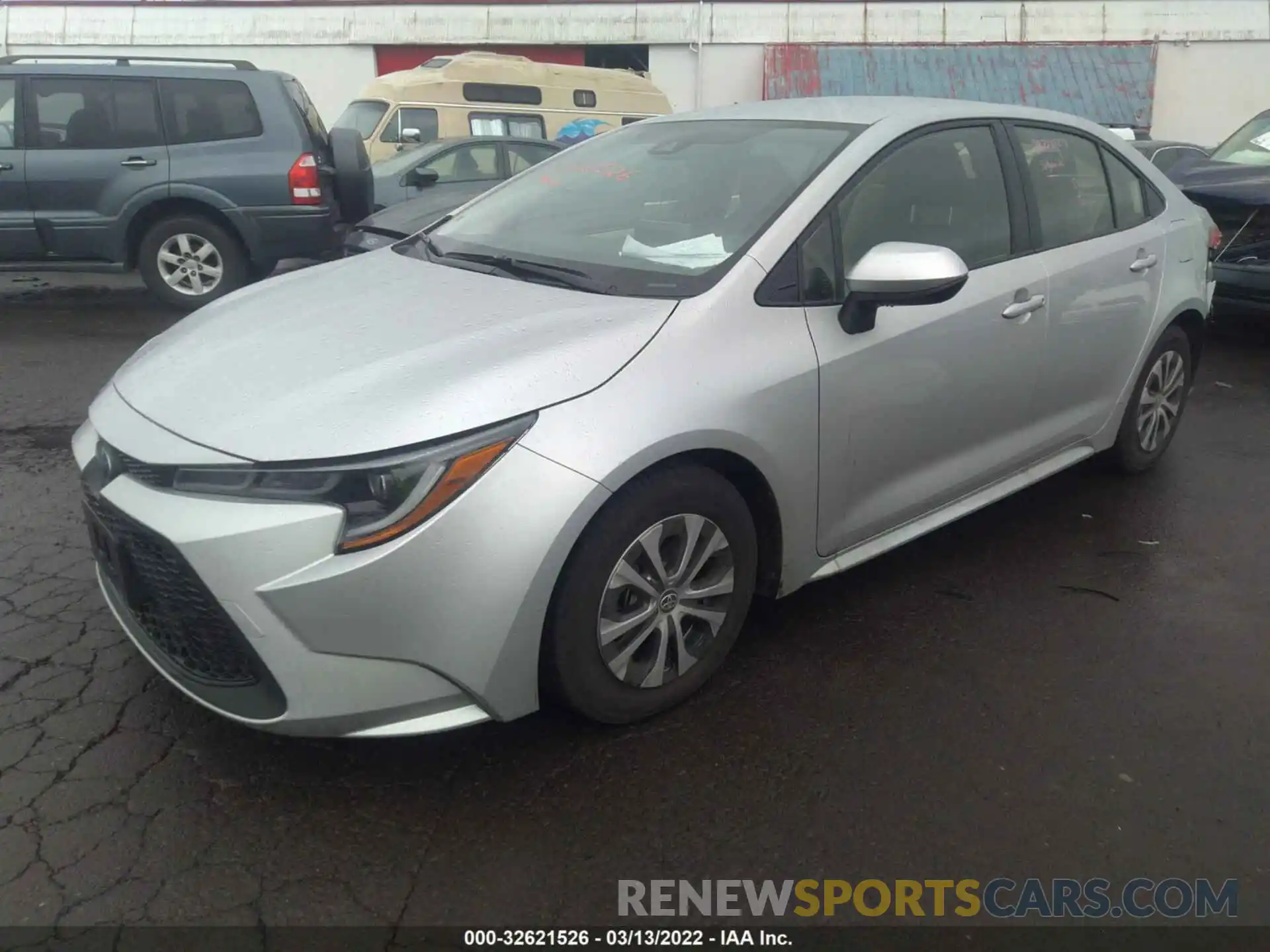 2 Photograph of a damaged car JTDEAMDE3NJ039764 TOYOTA COROLLA 2022