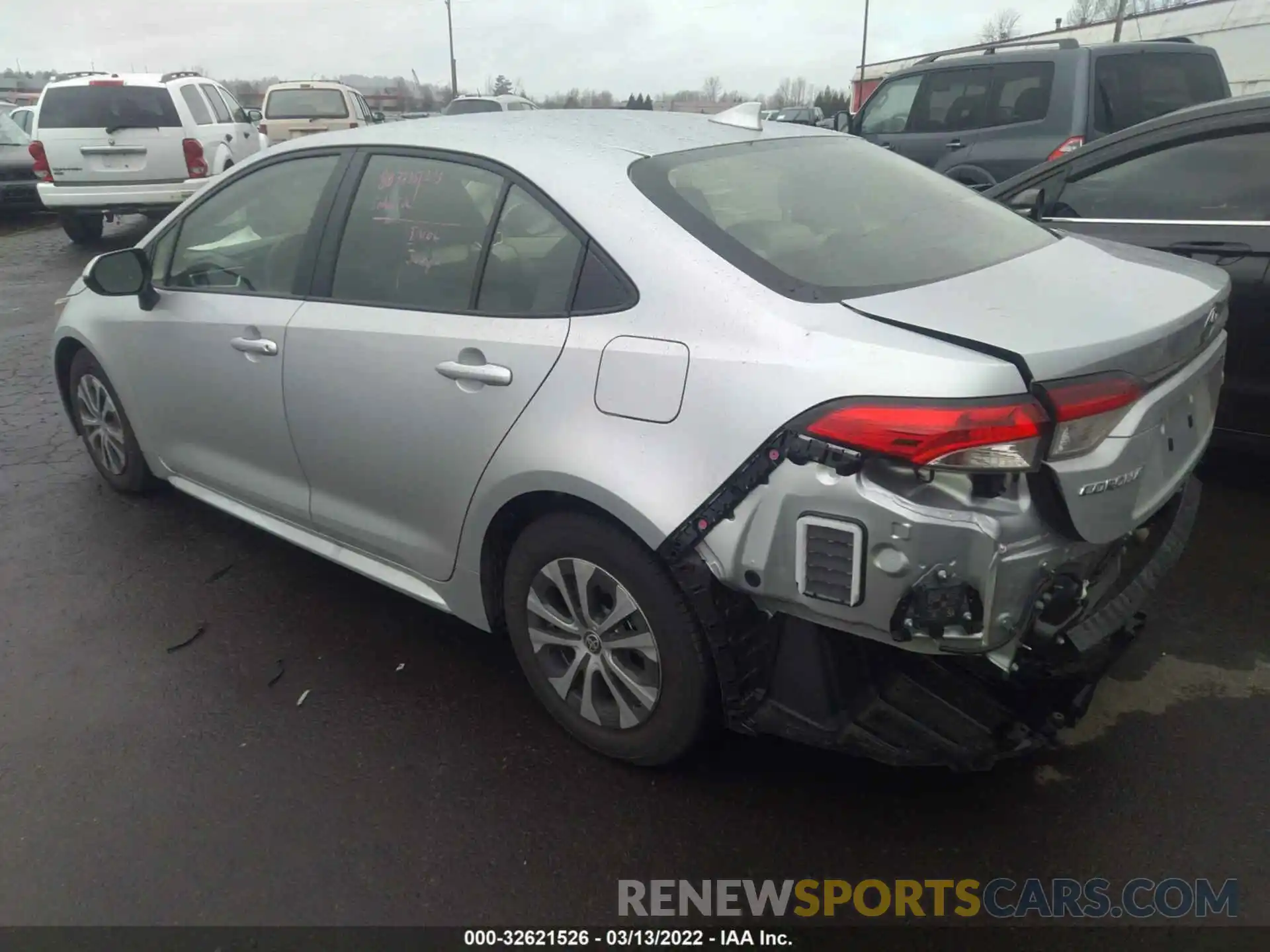 3 Photograph of a damaged car JTDEAMDE3NJ039764 TOYOTA COROLLA 2022