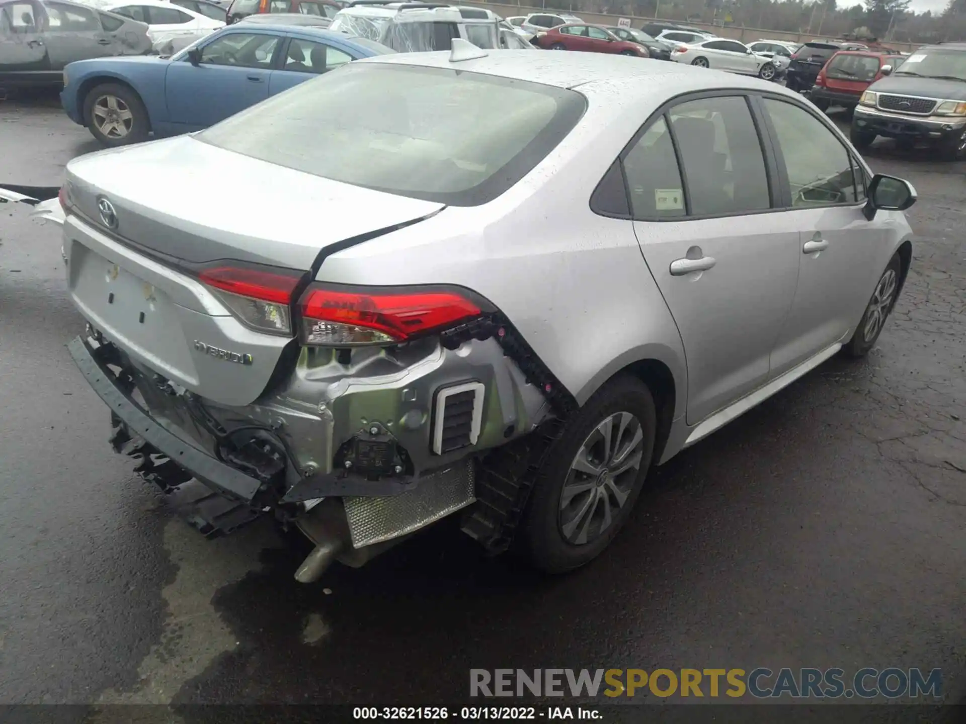 4 Photograph of a damaged car JTDEAMDE3NJ039764 TOYOTA COROLLA 2022