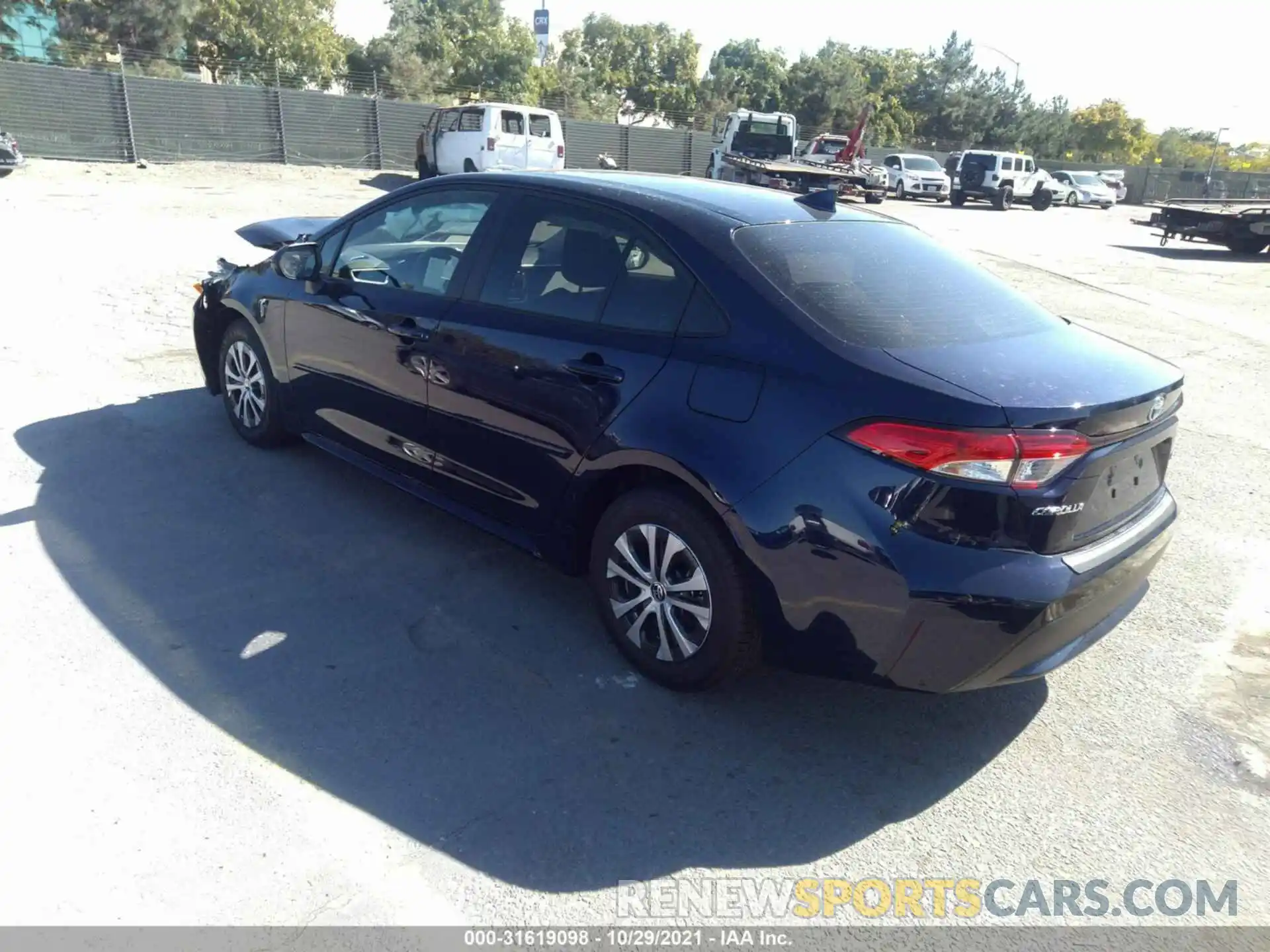 3 Photograph of a damaged car JTDEAMDE3NJ042440 TOYOTA COROLLA 2022