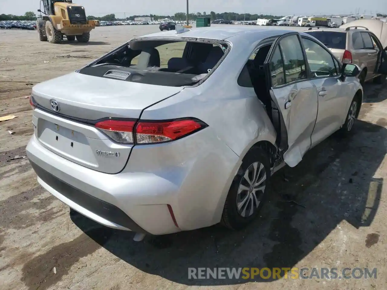 4 Photograph of a damaged car JTDEAMDE3NJ044267 TOYOTA COROLLA 2022