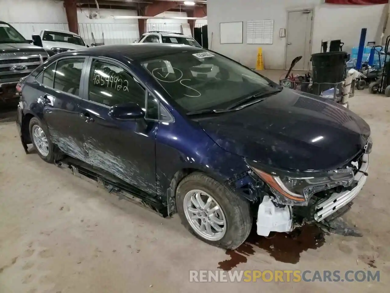 1 Photograph of a damaged car JTDEAMDE3NJ045337 TOYOTA COROLLA 2022