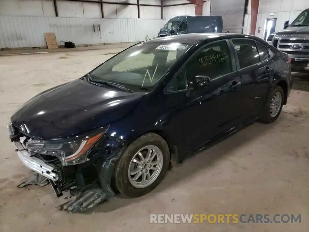 2 Photograph of a damaged car JTDEAMDE3NJ045337 TOYOTA COROLLA 2022