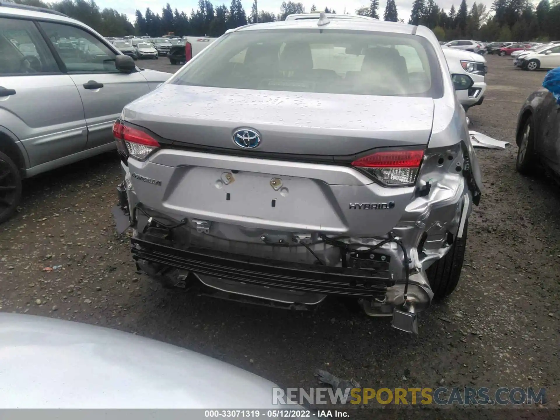 6 Photograph of a damaged car JTDEAMDE3NJ047461 TOYOTA COROLLA 2022