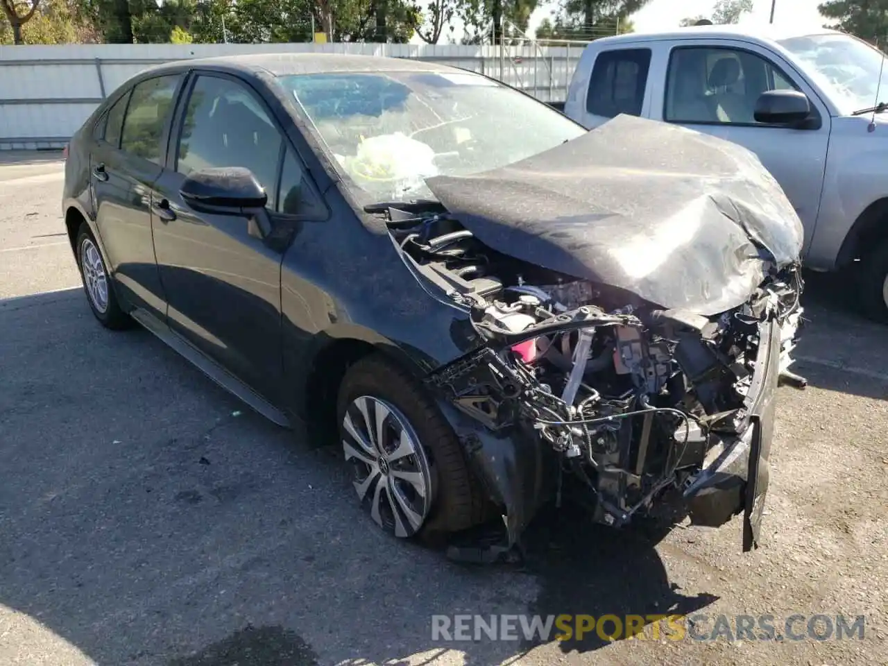 1 Photograph of a damaged car JTDEAMDE3NJ050540 TOYOTA COROLLA 2022