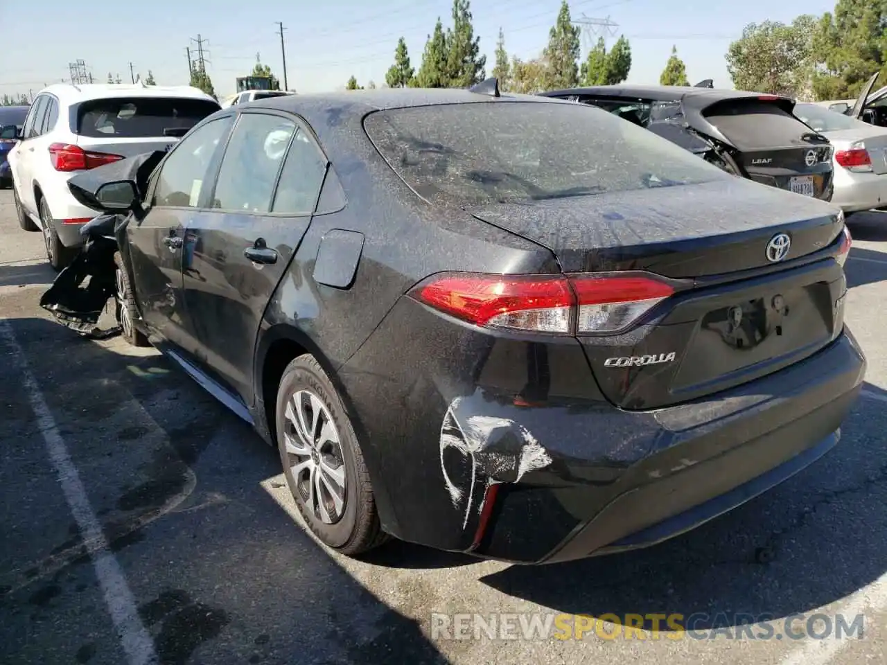 3 Photograph of a damaged car JTDEAMDE3NJ050540 TOYOTA COROLLA 2022