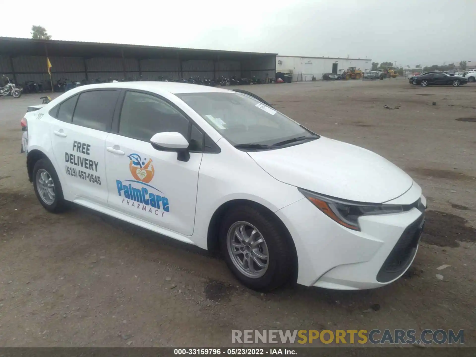 1 Photograph of a damaged car JTDEAMDE3NJ052675 TOYOTA COROLLA 2022