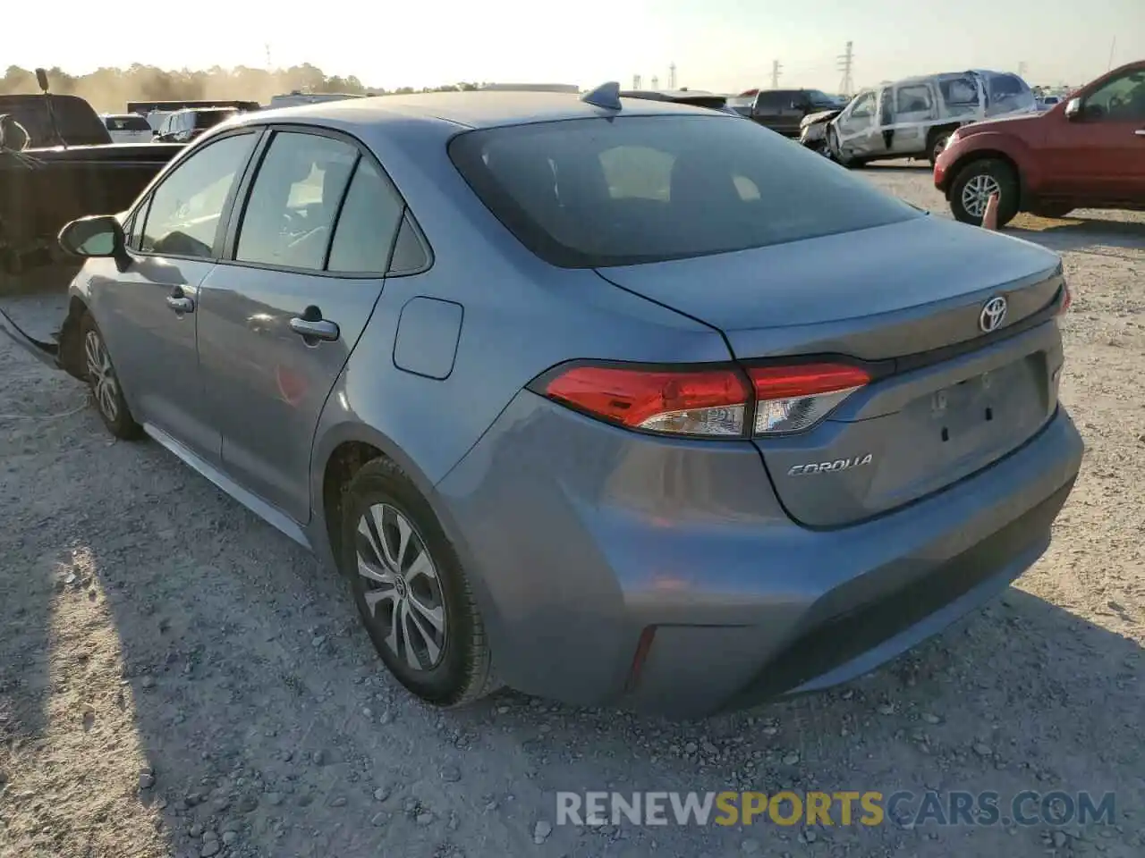 3 Photograph of a damaged car JTDEAMDE3NJ054782 TOYOTA COROLLA 2022