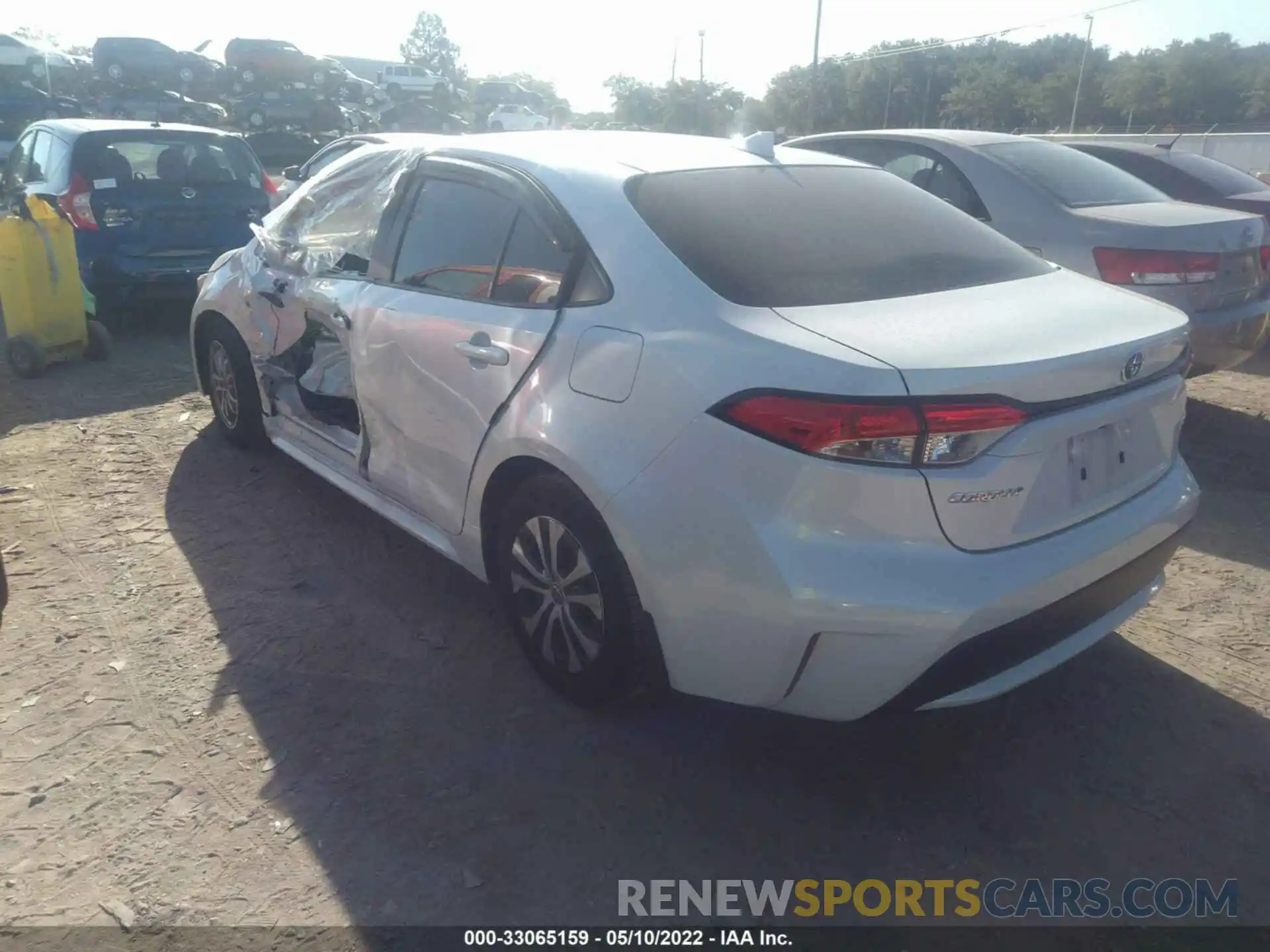 3 Photograph of a damaged car JTDEAMDE4N3000315 TOYOTA COROLLA 2022