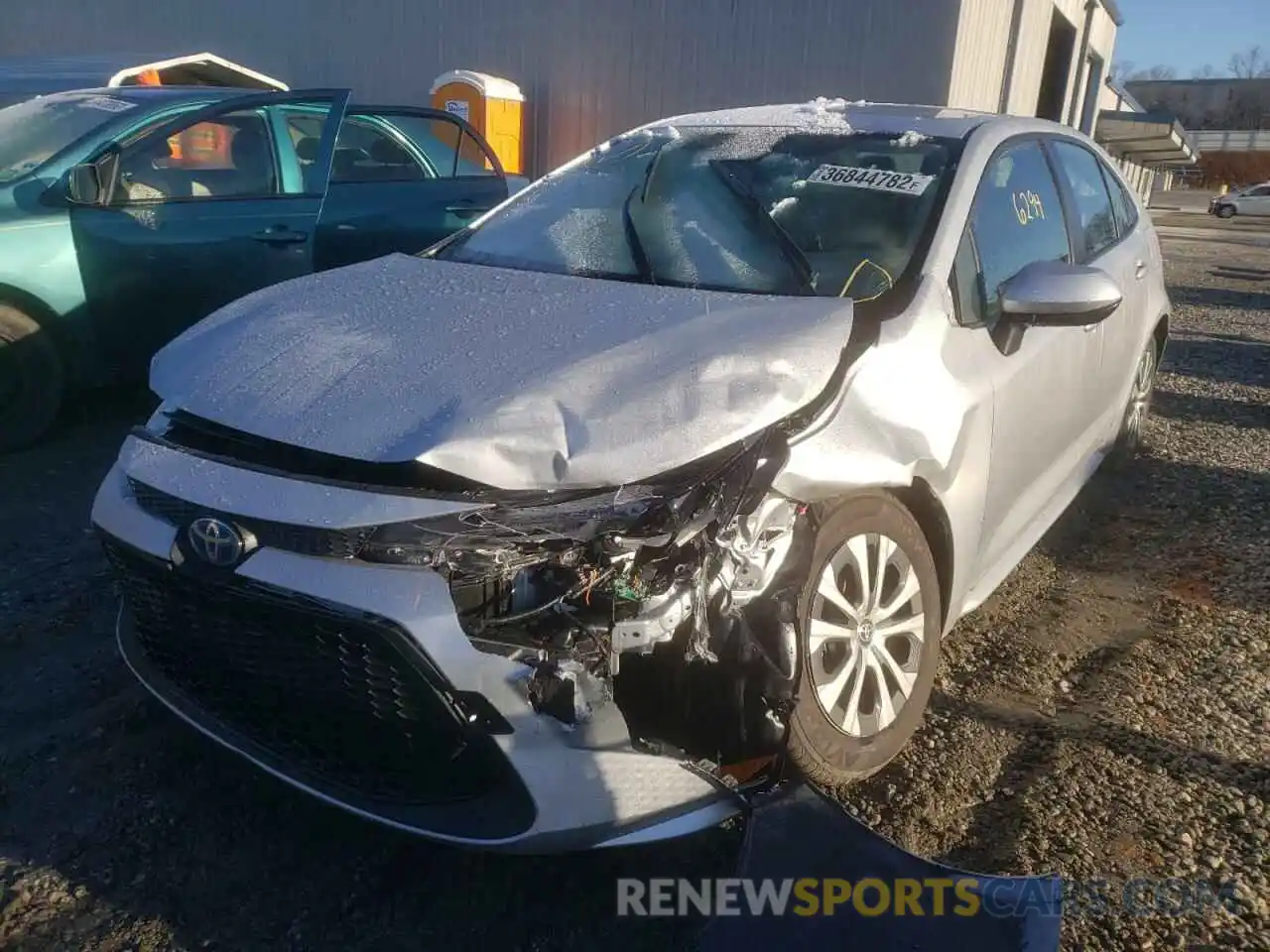 2 Photograph of a damaged car JTDEAMDE4N3001125 TOYOTA COROLLA 2022