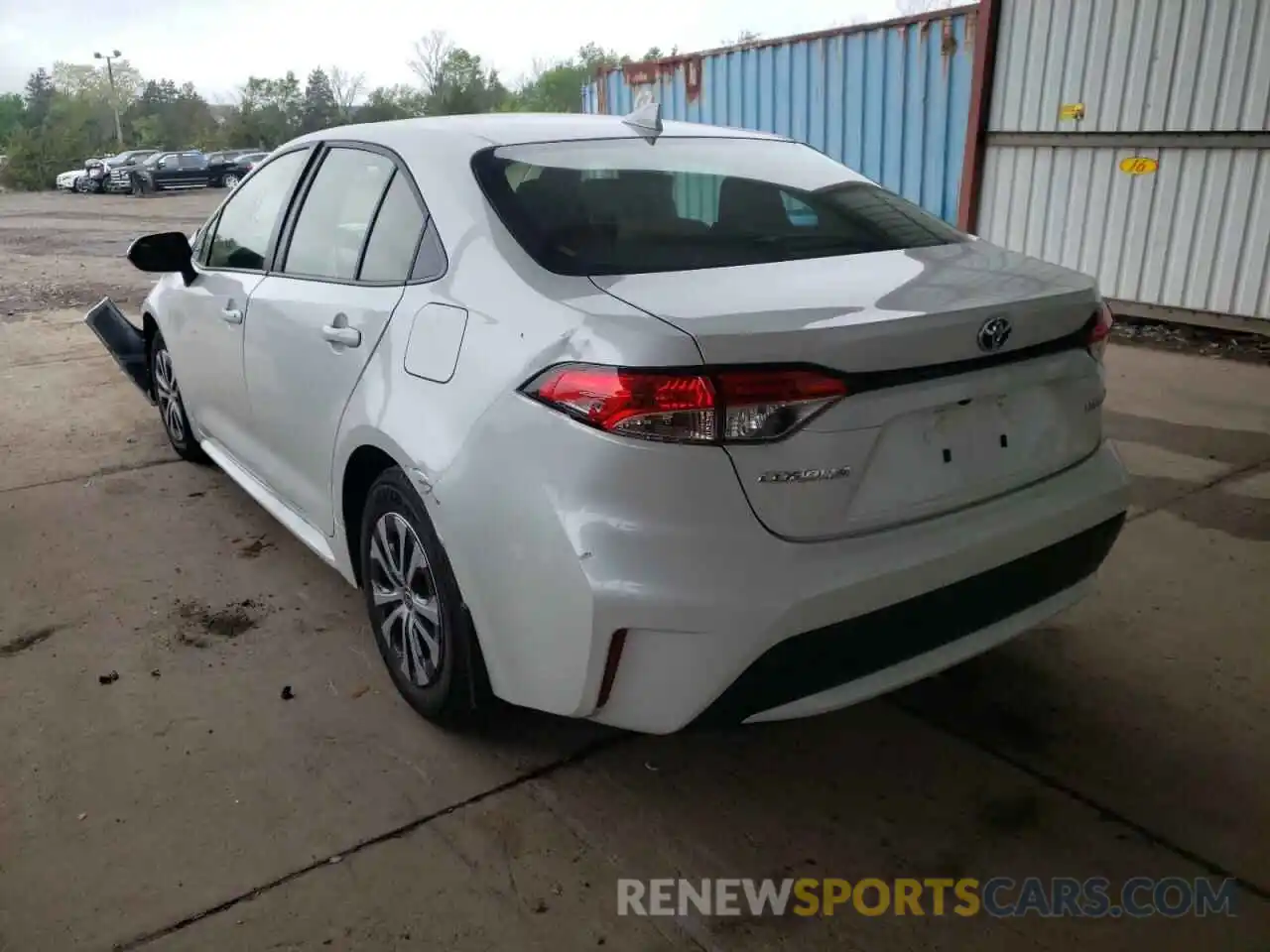 3 Photograph of a damaged car JTDEAMDE4N3001383 TOYOTA COROLLA 2022