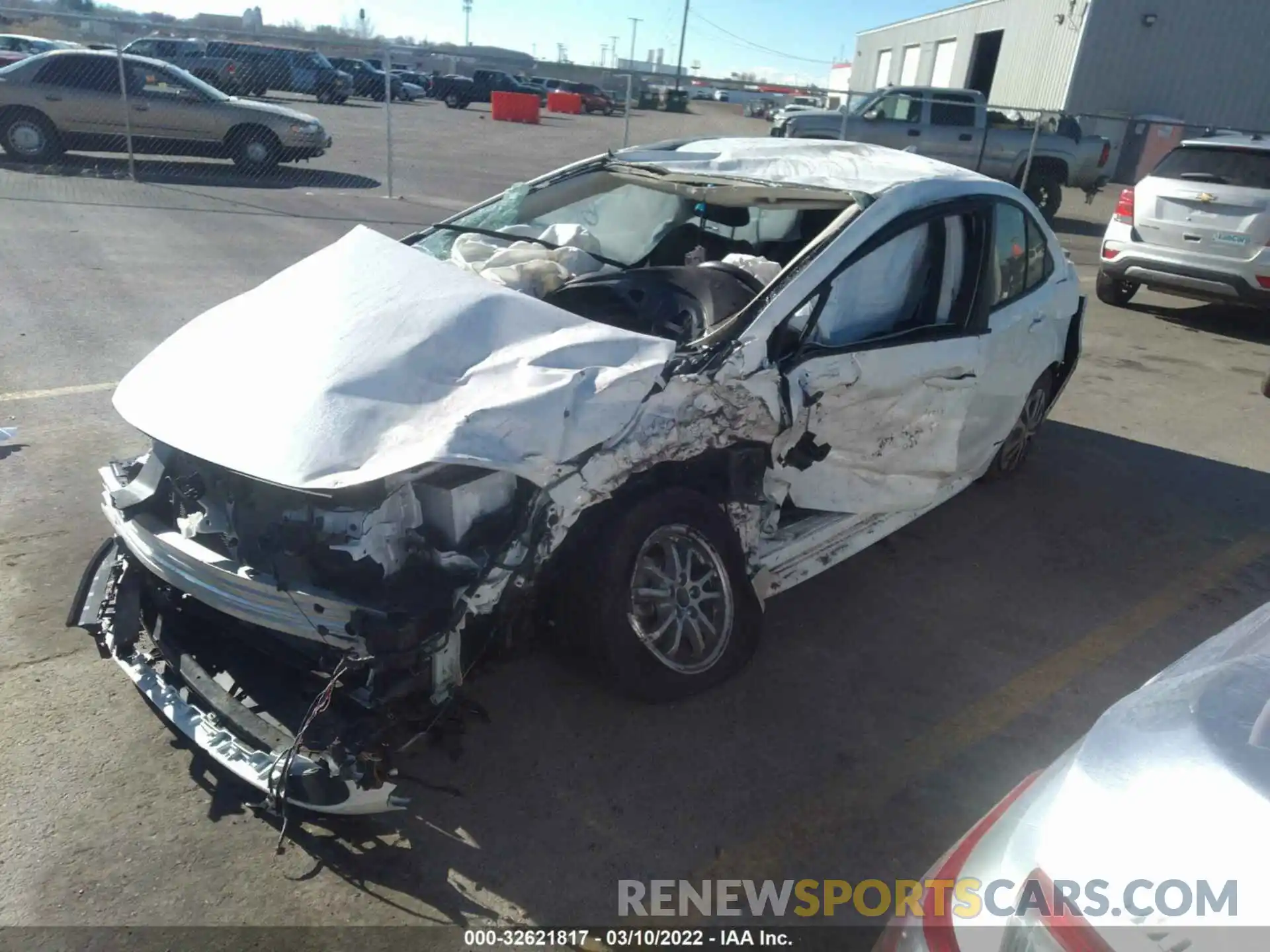 2 Photograph of a damaged car JTDEAMDE4N3003120 TOYOTA COROLLA 2022