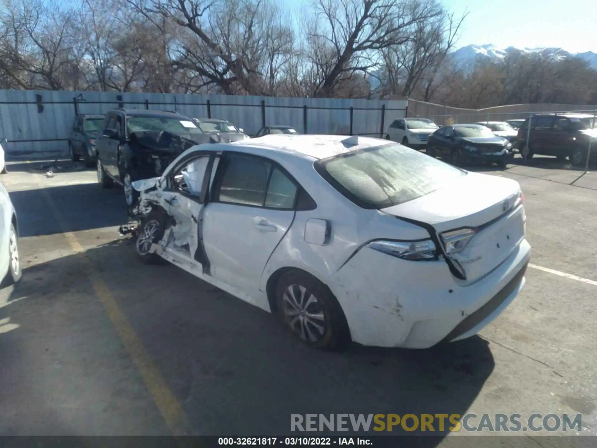 3 Photograph of a damaged car JTDEAMDE4N3003120 TOYOTA COROLLA 2022